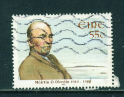 IRELAND  -  2010  Mairtin O'Dircoin  55c  Used As Scan - Used Stamps