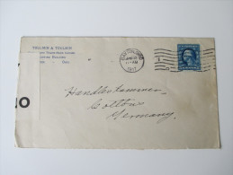 USA 1917 Brief Nach Cottbus. Openend By Censor 4032. Zensurbeleg / 1. Weltkrieg - Cartas & Documentos