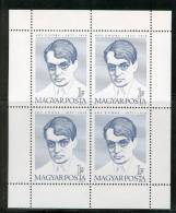 HUNGARY-1977.Sheetlet - Poet Endre Ady MNH! - Unused Stamps