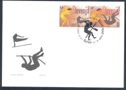 Slovenia Slovenie Slowenien 2004 FDC Cover: Olympic Games Athens, Long Jump. Discus Throwing Antique Games - Sommer 2004: Athen