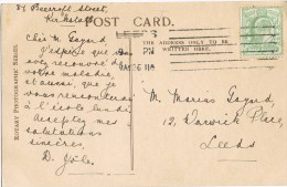 8836. Postal LEEDS (Gran Bretaña) 1911. Kirskstall Abbey - Cartas & Documentos