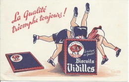 Biscuits Vidilles/la Marque De Qualité /Vers 1945-1955    BUV132 - Koek & Snoep