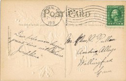 8839. Postal MERIDEN (conneticut) 1913 - Storia Postale
