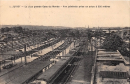 ESSONNE 91  JUVISY  LA PLUS GRANDE GARE DU MONDE  VUE PRISE EN AVION  TRAIN - Juvisy-sur-Orge