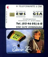 GERMANY: O-491 04/97  "EWS - Erdgas Fallschirmpost - Weltmeisterin" Unused. (2.000ex) - O-Reeksen : Klantenreeksen