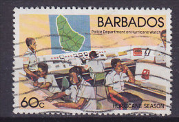 Barbados 1981 Mi. 541     60 C Hurrikan-Jahreszeit Polizeihauptqartier Bei Hurrikanwache - Barbados (1966-...)