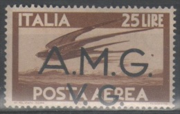 AMG VG 1947 - Posta Aerea L. 25 - Soprastampa Spostata    (g2267c) - Neufs