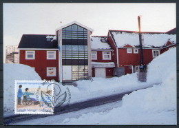 1996 Greenland Handicap Association Wheelchair Maxicard - Cartoline Maximum