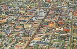 220593-New Mexico, Albuquerque, Air View Of Old Town, Curteich No 8A-H1894 - Albuquerque