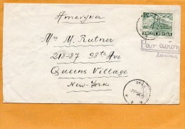 Poland 1954 Cover Mailed To USA - Lettres & Documents