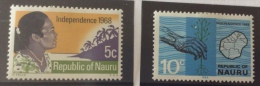 Nauru 1968 Sc 86/87 Mh* - Nauru