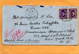 Egypt Old Cover Mailed To USA - Cartas & Documentos