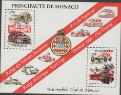 O) 2000 MONACO-ITALY, GRAND PRIX , KART CUP-AUTOMOBILE CLUB MONACO, MNH - Other & Unclassified