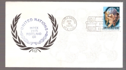 United Nations - INPEX 1975 Portland, Oregon - Postmarked Honoring United Nations Correspondents - Briefe U. Dokumente