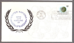 United Nations - INPEX 1975 Portland, Oregon - Postmarked Honoring United Nations Correspondents - Brieven En Documenten