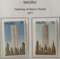 Nauru 1977 Sc 150/151, Mi 147/148,  SG 159/160c Mh* - Nauru