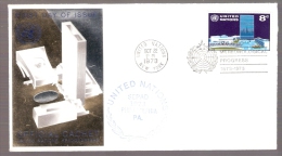 United Nations - SEPAD 1973 Philadelphia, Pennsylvania - Postmarked IMO WMO Meteorological Progress 1873-1973 - Brieven En Documenten