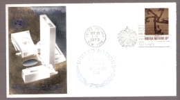 United Nations - CSPM 1973 Weston, Massachusetts - Postmarked IMO WMO Meteorological Progress 1873-1973 - Briefe U. Dokumente