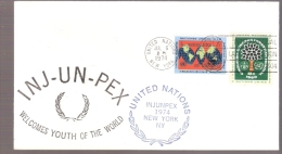 United Nations - INJUNPEX 1974 - New York, New York - Postmarked International Law Commission - Lettres & Documents