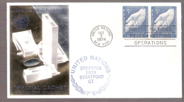 United Nations - STRATPEX 1974 - Stratford, Connecticut - Postmarked United Nations Peace-Keeping Operations - Covers & Documents