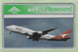 UK - BT General - 1994 QANTAS - 5u Boeing 747 - BTG347 - Mint - BT Emissions Générales