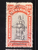 San Marino 1918 Overprinted Used - Oblitérés