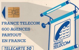 Télécarte France Telecom 600 Agences - Non Classés