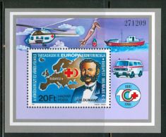 HUNGARY 1981 TRANSPORT Organizations RED CROSS - Fine S/S MNH - Unused Stamps