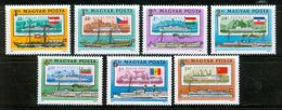 HUNGARY 1981 TRANSPORT Vehicles SHIPS - Fine Set MNH - Unused Stamps