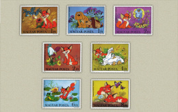 HUNGARY 1982 CULTURE Paintings ANIMATION - Fine Set MNH - Unused Stamps