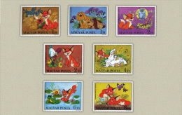 HUNGARY 1982 CULTURE Paintings ANIMATION - Fine Set MNH - Nuovi