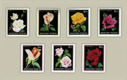 HUNGARY 1982 FLORA Plants ROSES - Fine Set MNH - Ungebraucht