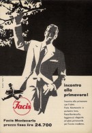 # ABITI FACIS MONTECARLO 1950s Advert Pubblicità Publicitè Reklame Suits Vetements Vestidos Anzugen - 1940-1970 ...