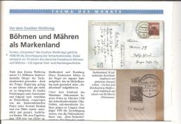 Böhmen & Mähren, Sudetenland, Postgeschichtliches Au 3 DIN A 4 Seiten - Philatélie Et Histoire Postale