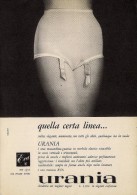 # GUAINA URANIA 1950s Advert Pubblicità Publicitè Reklame Underclothes Lingerie Ropa Intima Unterkleidung - Leibwäsche