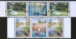 SERBIA And MONTENEGRO 2003 European Protection Nature Middle Row MNH - Ongebruikt