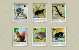 HUNGARY 1986 FAUNA Forest ANIMALS - Fine Set MNH - Ungebraucht