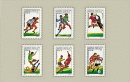 HUNGARY 1986 SPORT Soccer Football World Cup MEXICO - Fine Set MNH - Ungebraucht