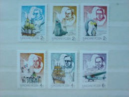 HUNGARY 1987 FAUNA Animals ANTARCTIC EXPLORATION - Fine Set MNH - Ungebraucht