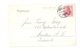 Magdeburg Marienkirche Magdeburg POSTMARK +  STAMP BRIEFMARKEN SENT TO DULWICH - Maagdenburg