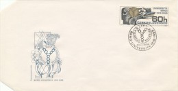 Czechoslovakia / First Day Cover (1969/04) Brno: 50 Anniversary Of University In Brno 1919-1969 - Fossiles