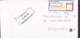 Czech Republic JIHLAVA 1995 Meter Stamp Cover Brief To BALLERUP Denmarkl - Storia Postale