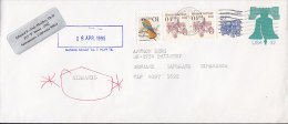 United States Uprated Postal Stationery Ganzsache Entier SACRAMENTO 1995 Cover Lettre To Denmark Bird Vogel Oiseau Bell - 1981-00