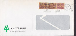 Portugal A. MATOS PINHO Importacao - Exportacao LISBOA 1972 Cover Letra Knight 3-Stripe Stamps - Briefe U. Dokumente