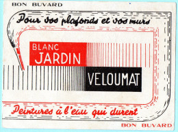 A1805 - BUVARD - BLANC JARDIN - VELOUMAT - Peintures à L'eau Qui Durent - Paints