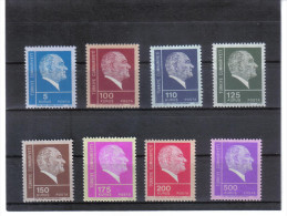 GUT248  TÜRKEI 1972  MICHL  2269/77  FREIMARKEN ATATÜRK ** - Sonstige & Ohne Zuordnung