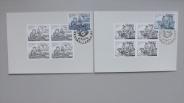 Island 600/1 YT 553/4 FA 637/8 Maximumkarte MK/MC, SST ESSEN 1984, Fischfang - Cartoline Maximum