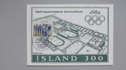 Island 604 YT 557 FA 641 Sc 579Maximumkarte MK/MC, SST OLYMPHILEX 1985, Breitensport, Volkslauf - Maximumkaarten