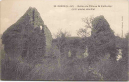 OUDON - Ruines Du Château De Vieillecour, Côté Est - Oudon