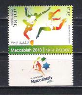 Israel 2013   19th Maccabiah  MNH (a3p17) - Unused Stamps (with Tabs)